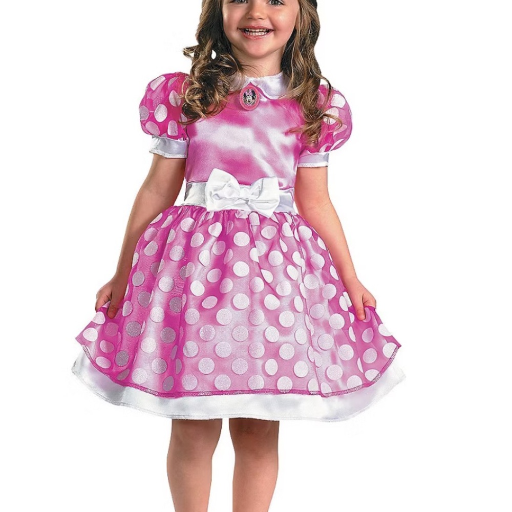 Disguise Disney Jr Minnie Mouse toddler costume. NWT 4-6X(24)